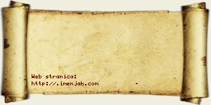 Jakov Gošić vizit kartica